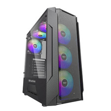 Boîtier D'Ordinateur Gaming PC Boîtier Noir Tour Moyenne 3.4 kg RGB Darkflash