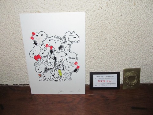 Snoopy serigraphie pop - pop, de