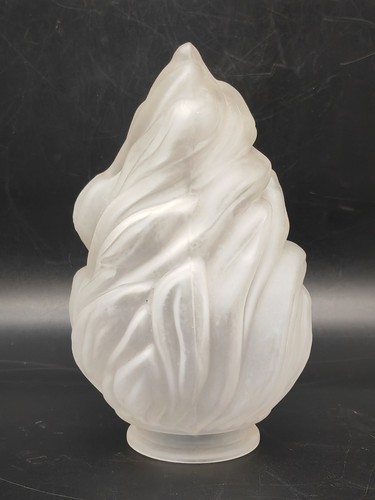 Globe flamme verre moulé - flamme,