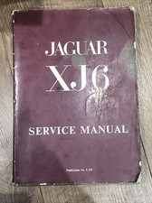 Jaguar XJ6 Series I original Service Manual (Workshop) 1972 Pub. No. E.155