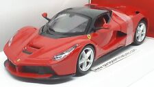 LA FERRARI ROUGE/NOIRE BURAGO REF 26001 ECHELLE AU 1/24 EME VOITURE COLLECTION