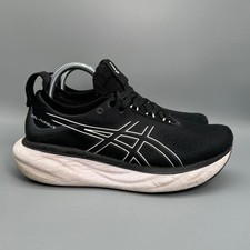 Asics Nimbus 25 Womens 8.5 Black Athletic Shoes Lace Up Sneaker Running Comfort