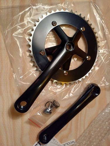 Pedalier route fixie alu - pedalier,
