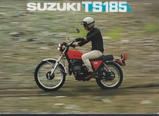 Motorcycle Suzuki  Trail TS 185  sale brochure