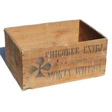 Antique Chicory Extra Williot Wooden Small Advertising Box (no Leroux)