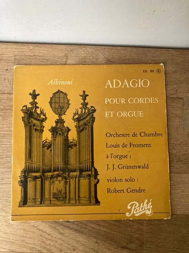 45t albinoni adagio - albinoni, pour