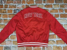Superdry Vintage Baseball Veste Bomber New York Rouge Blanc Casual Taille XXL