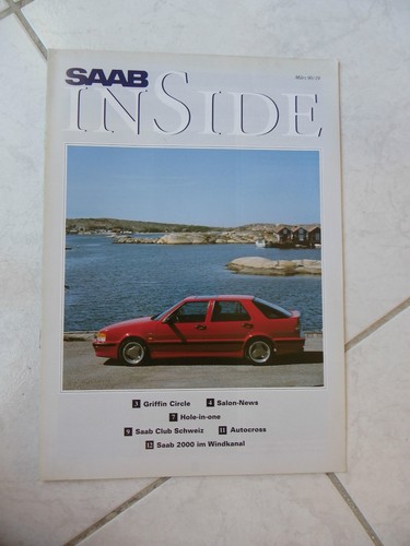 Saab 900 9000 - inside, magazine