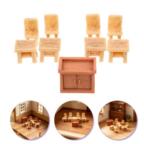 1set dollhouse resin desk - dollhouse,