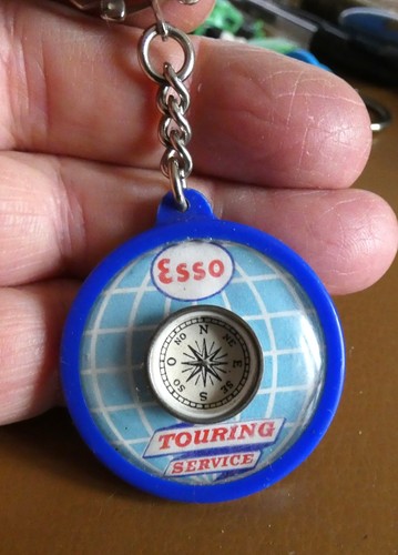 Ancien porte clé esso - clé, touring
