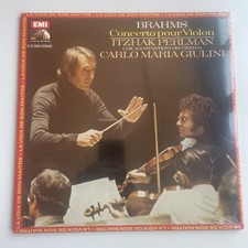 Brahms - Concerto pour violon Perlman/ Giulini  EMI 2C 06902899- LP SEALED