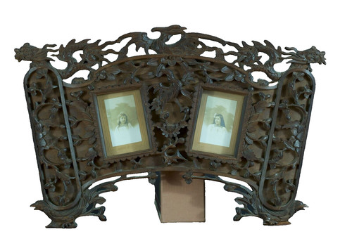 Grand cadre bois sculpté - grand,
