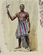 Guerrier africain, 1925 |