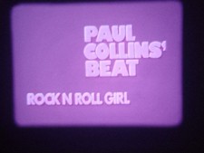 Film 16mm scopitone clip PAUL COLLINS"Rock and roll girl" 1980