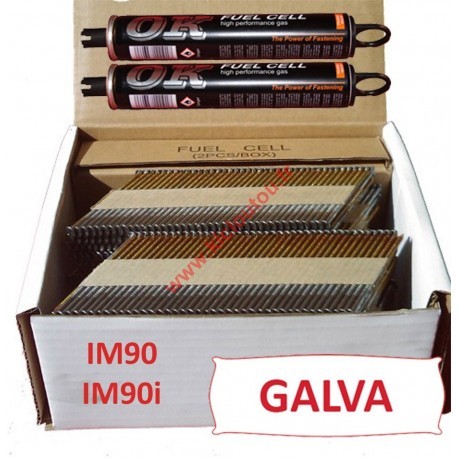 Pack 2200 clous 1x80 - pack,