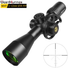 WestHunter WHT 3-12X44 SFIR FFP Lunette De Visée 1/10MIL Compacte chasse Anticho