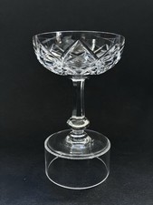 BACCARAT 1 COUPE A CHAMPAGNE #8 CRISTAL MODÈLE HARFLEUR VERRE GLASS CRYSTAL 1942