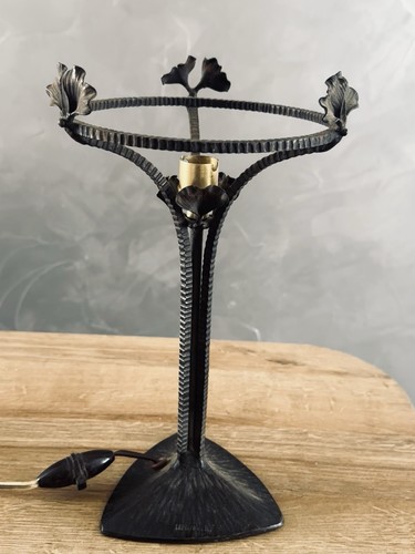 Ancien pied lampe - ancien, de