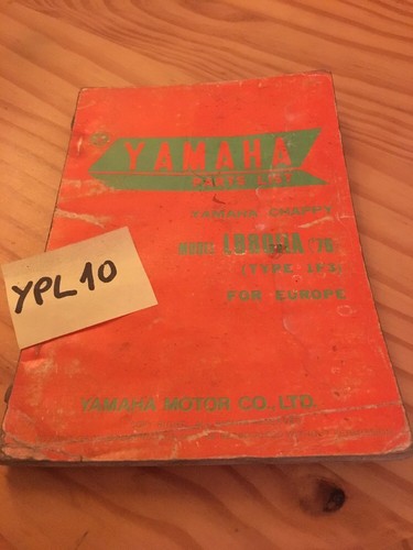 Yamaha parts list - , chappy