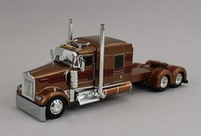 DCP 1:64 *BRONZE* Kenworth W900L 72" Flattop Sleeper Semi Truck *NEW*