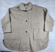 Salko Hubertus Loden The Legend Double Face 100% Wool Over Coat Womens 40 M