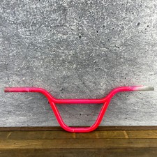 GT BMX Handlebar Circle Stamp Bar Old School BMX Freestyle Repaint Dayglo Pink