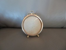 Brass and Bronze Round Photo Frame
