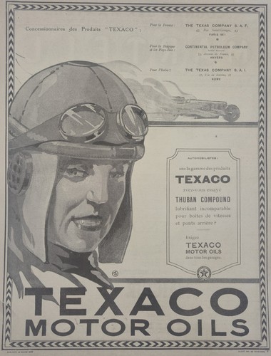 Publicité ancienne texaco - publicité,