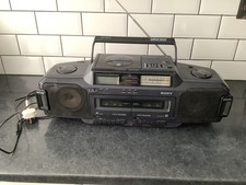 Sony Mega Bass CFD-DW83 MK2 Boombox Ghetto Blaster CD Cassette Radio