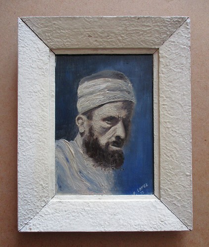 Ancien beau petit tableau