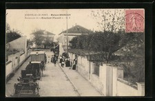 Old postcard Joinville-le-Pont, Maison Brancier, Restaurant du Rocher Fleuri 1906 