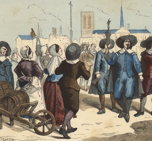 1850 gravure originale crieurs - 1850,