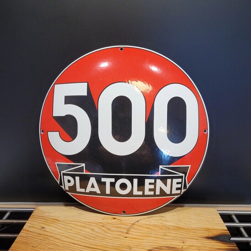 Plaque émaillée platolene - plaque,