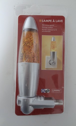 Veilleuse lampe lave - veilleuse, orange