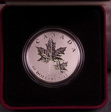 2013 $10.00 Fine Silver Coin - Maple Leaf
