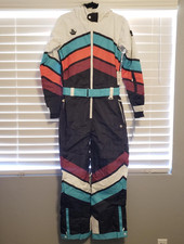 Tipsy Elves Womens Snow suit sz S One Piece Ski Suit Snow Bib Downhill Diva