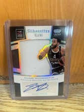 2024-25 Panini Crown Royale Euroleague Duane Washington /99 Silhouettes Auto