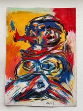 Dessin Karel Appel sur papier