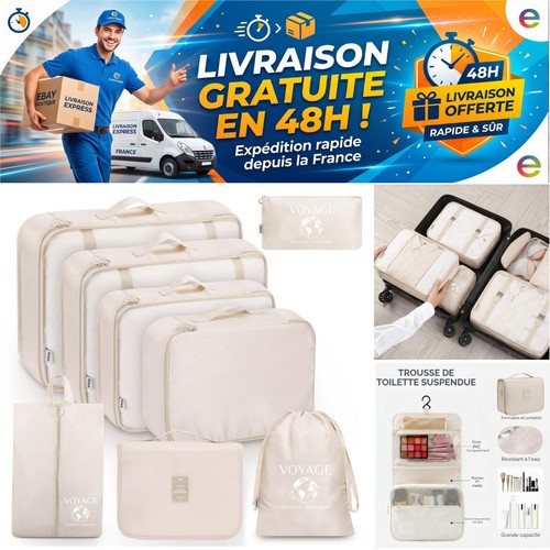 Murise packing cubes pièces - murise, 8