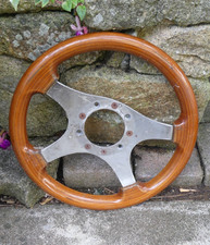 Volant Bois vernis Aluminium