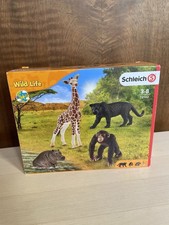 SCHLEICH Boite de 4 animaux sauvages savane Schleich 72162 NEUF & SCELLE