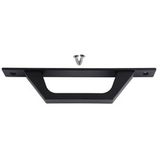 Élégante poignée de porte coulissante en fer noir pour portes extérieures et