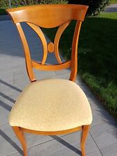 6 chaises tapissier bois