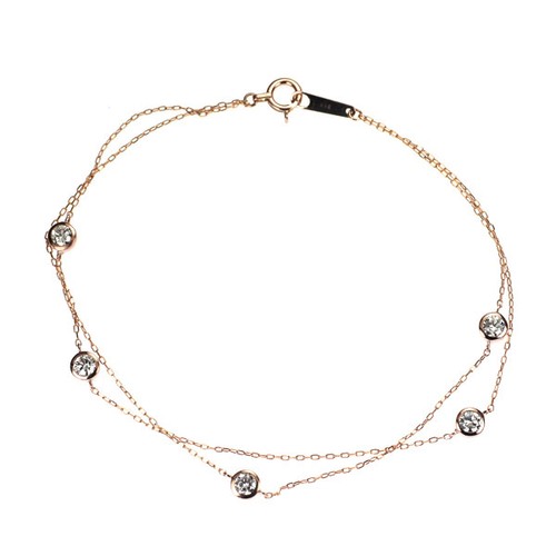 Bracelet chaîne diamant