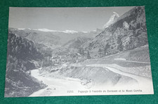 CPA SUISSE - Paysage à l'entrée de Zermatt et le Mont Cervin