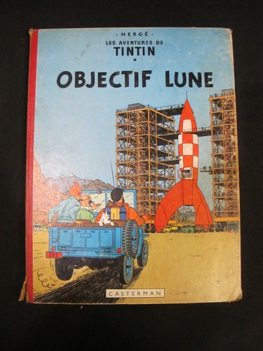 Tintin objectif lune - lune,
