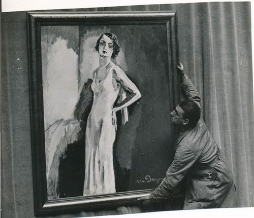 Van dongen portrait tableau - portrait,