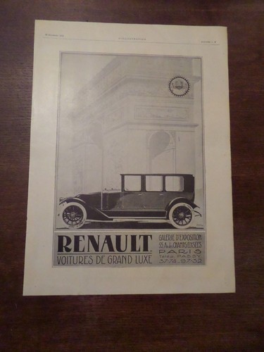 Publicité ancienne 1919 - ,