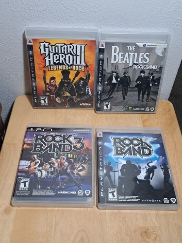 Lot ps3 games rock band - ps3, 1