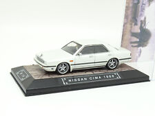 Kyosho 1/43 - Nissan Cima Blanche 1988 - Custom Wheels - Junction Produce